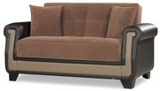 Modern brown sofa w/ bed option and storage additional photo 4 of 9