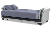 Modern gray sofa w/ bed option and storage by Casamode additional picture 3