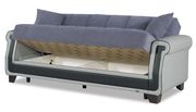 Modern gray sofa w/ bed option and storage by Casamode additional picture 4