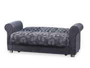 Gray chenille fabric casual living room loveseat by Casamode additional picture 2