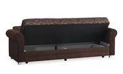Brown chenille fabric casual living room sofa by Casamode additional picture 6