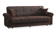 Brown chenille fabric casual living room sofa by Casamode additional picture 7