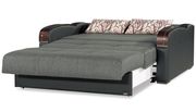 Gray sleeper / sofa bed loveseat w/ storage by Casamode additional picture 6