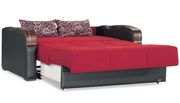 Red sleeper / sofa bed loveseat w/ storage by Casamode additional picture 6