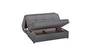 Gray sleeper loveseat by Casamode additional picture 7