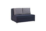 Navy sleeper loveseat by Casamode additional picture 2