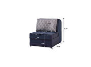 Navy sleeper loveseat by Casamode additional picture 10