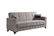 Simple attractive design everyday use couch in beige microfiber by Casamode additional picture 3