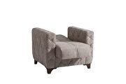 Simple attractive design everyday use couch in beige microfiber by Casamode additional picture 6