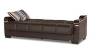 Modern convertible sofa w/ storage in brown by Casamode additional picture 9