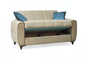 Texturized microfiber stylish convertible sofa by Casamode additional picture 11