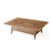 Neutral wood lift top traditional style cocktail table by Casamode additional picture 2