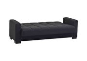 Denim dark blue chenille polyester sofa w/ storage by Casamode additional picture 10