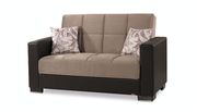 Sand microfiber sofa w/ storage by Casamode additional picture 7