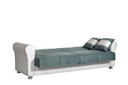 Blue fabric storage/sofa bed by Casamode additional picture 5