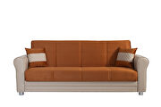 Microfiber fabric storage/sofa bed by Casamode additional picture 2
