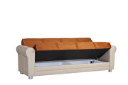 Microfiber fabric storage/sofa bed by Casamode additional picture 4