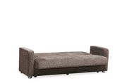 Chenille beige fabric convertible sofa w/ storage by Casamode additional picture 4