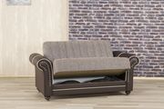 Modern brown fabric sofa bed w/ storage by Casamode additional picture 6