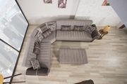 Modern sand brown sectional w/ storage/bed by Casamode additional picture 5