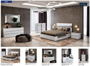 Led headboard modern platform bed in white / marble by Camelgroup Italy additional picture 13
