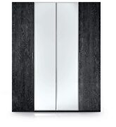 Matte dark gray contemporary wardrobe made in Italy by Camelgroup Italy additional picture 2