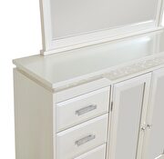 Contemporary style dresser in off-white finish wood by Cosmos additional picture 2