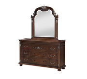 Traditional style queen king in cherry finish wood by Cosmos additional picture 3