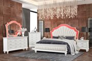 Dynamic led glam style modern queen size bed by Cosmos additional picture 2