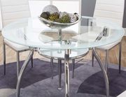 Simple roung glass dining table 5pcs set by Cramco additional picture 2