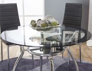 Simple roung glass dining table 5pcs set by Cramco additional picture 2