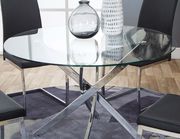 Bravo/sarah chrome base round glass table by Cramco additional picture 2