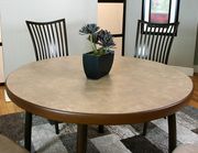Walnut java laminate round table 5pcs set by Cramco additional picture 2