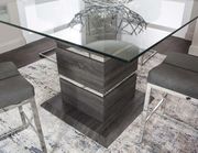 Square thick glass top / bar height dining set by Cramco additional picture 3