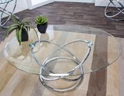 Glass 3pcs modern cocktail table set by Cramco additional picture 2