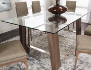 Rectangular table + 4 chairs set in natural wood by Cramco additional picture 2
