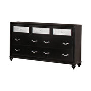 Seven-drawer dresser with metallic drawer front by Coaster additional picture 2