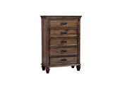 Burnished oak finish queen storage bed by Coaster additional picture 4
