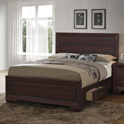Fenbrook transitional dark cocoa eastern king storage bed by Coaster additional picture 2