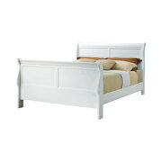 Traditional youth white queen bed by Coaster additional picture 2