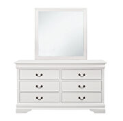 White six-drawer dresser by Coaster additional picture 11