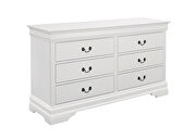 White six-drawer dresser by Coaster additional picture 4