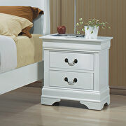 White two-drawer nightstand by Coaster additional picture 8