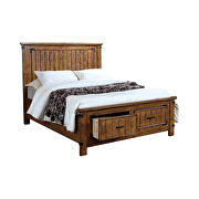 Rustic honey queen storage bed additional photo 2 of 10