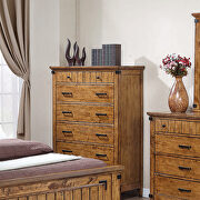 Rustic honey queen storage bed additional photo 4 of 10