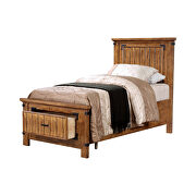 Rustic honey twin storage bed by Coaster additional picture 2