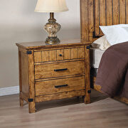 Rustic honey queen bed by Coaster additional picture 10