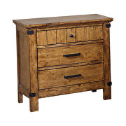 Rustic honey nightstand by Coaster additional picture 2