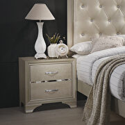 Transitional champagne queen bed by Coaster additional picture 10