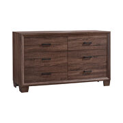 Transitional medium brown dresser by Coaster additional picture 9